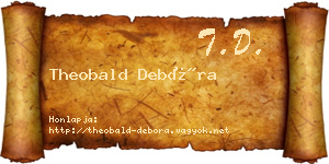 Theobald Debóra névjegykártya